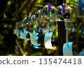 Colorful wind chimes 135474418