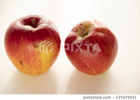 Damaged apples Damaged apples 135474931