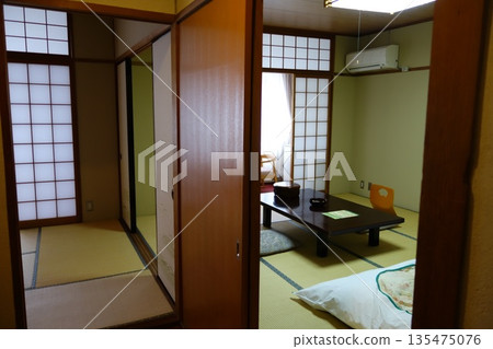 Japanese style room at the hotel Japanese style room at the hotel 135475076