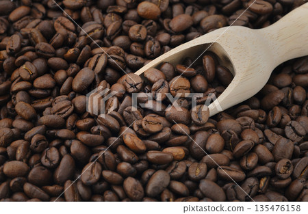 咖啡豆圖像 咖啡豆圖像 135476158