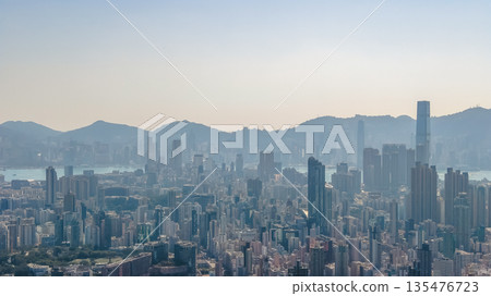 Jan 9 2026 Bustling Streets of Yau Tsim Mong District in Hong Kong Jan 9 2026 Bustling Streets of Yau Tsim Mong District in Hong Kong 135476723