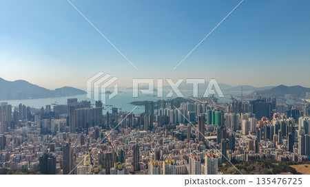 Jan 9 2022 Bustling Streets of Sham Shui Po District in Hong Kong Jan 9 2022 Bustling Streets of Sham Shui Po District in Hong Kong 135476725