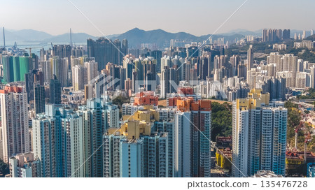 Jan 9 2026 Bustling Streets of Sham Shui Po District in Hong Kong Jan 9 2026 Bustling Streets of Sham Shui Po District in Hong Kong 135476728