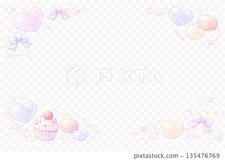 情人節系列：簡約可愛的情人節背景，可變換色 135476769