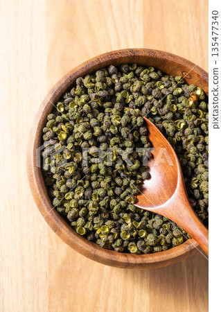 Spices: Sichuan peppercorns 135477340