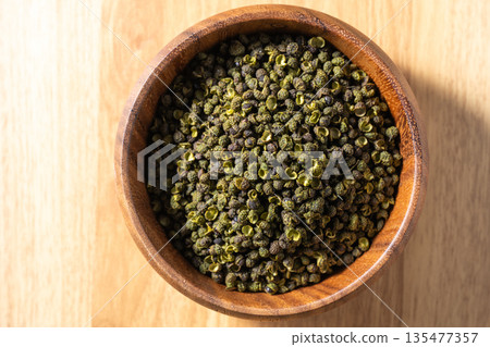 Spices: Sichuan peppercorns 135477357