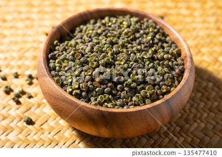 Spices: Sichuan peppercorns 135477410