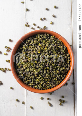 Spices: Sichuan peppercorns 135477422