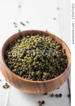 Spices: Sichuan peppercorns 135477423
