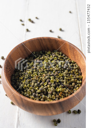 Spices: Sichuan peppercorns 135477432