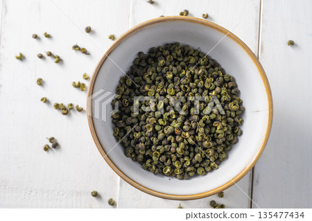Spices: Sichuan peppercorns 135477434