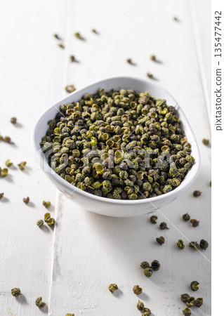 Spices: Sichuan peppercorns 135477442