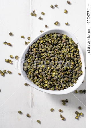 Spices: Sichuan peppercorns 135477444