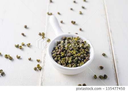 Spices: Sichuan peppercorns 135477450