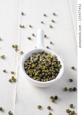 Spices: Sichuan peppercorns 135477452