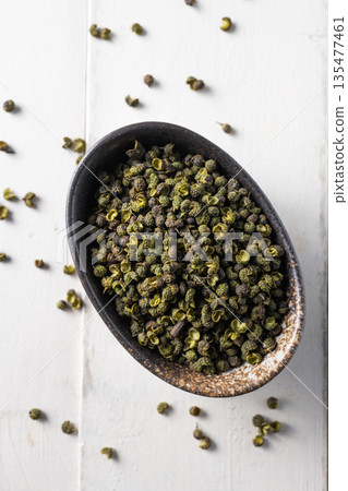 Spices: Sichuan peppercorns 135477461