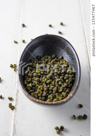 Spices: Sichuan peppercorns 135477467