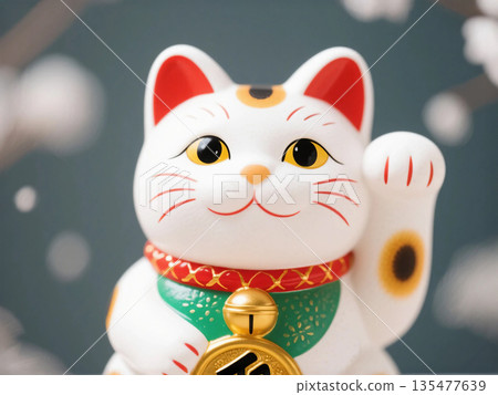 招財貓圖 招財貓圖 135477639