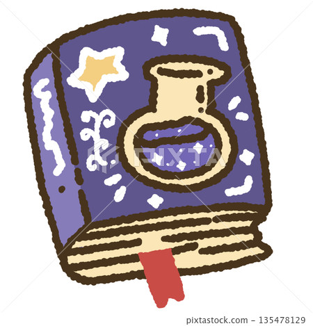 Magic Book with Potion (Spell Book) 135478129