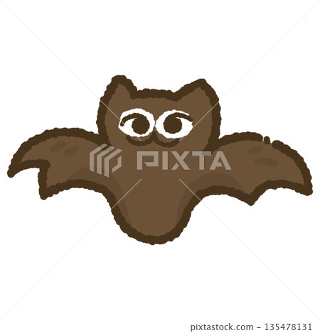 Cute Bat Illustration Cute Bat Illustration 135478131