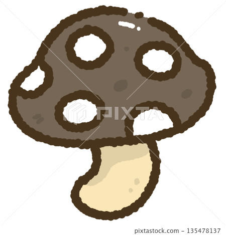 Cute Mushroom Illustration Cute Mushroom Illustration 135478137