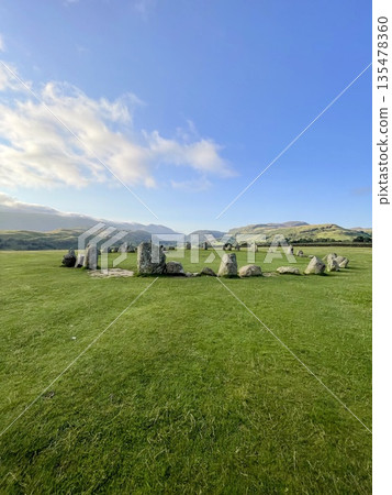 Castlerigg stone circle standing in english lake district landscape Castlerigg stone circle standing in english lake district landscape 135478360