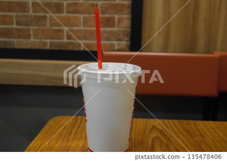 Fast food drinks 135478406