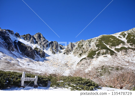 Winter comes to Senjojiki Cirque Winter comes to Senjojiki Cirque 135478729