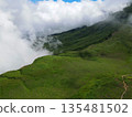 Rising mountain clouds 135481502