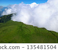 Rising mountain clouds 135481504
