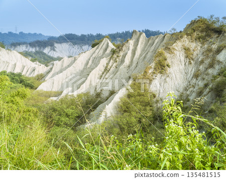 Tianliao Moon World, Taiwan, Kaohsiung City, mudstone mountain range Tianliao Moon World, Taiwan, Kaohsiung City, mudstone mountain range 135481515