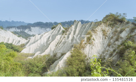 台灣高雄田寮月世界的泥岩山 135481516