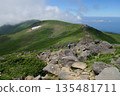 Mount Chokai surrounded by fresh summer greenery 135481711