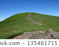 Mount Chokai surrounded by fresh summer greenery 135481715
