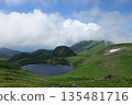 Mount Chokai surrounded by fresh summer greenery 135481716