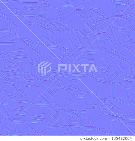 Crystalline Faceted Geometric Surface Normal Map 135482004