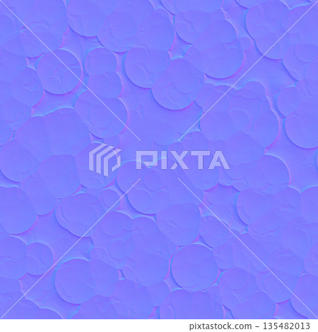 Large Overlapping Bubble Pattern Normal Map for PBR Materials 135482013