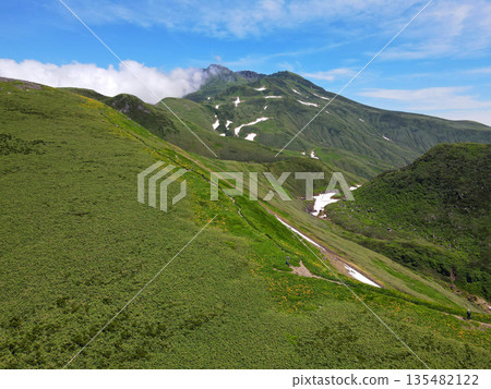 Mount Chokai, the mountain of flowers Mount Chokai, the mountain of flowers 135482122