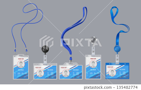 Collection of Professional Identification Badges Collection of Professional Identification Badges 135482774