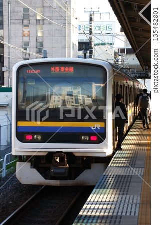 外房線209系列列車（東金線直達列車：千葉網⇔鳴桐） 135482801