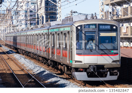 Tokyu Corporation commuter train 135482847