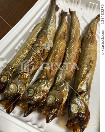 Capelin (smelt) bought at a convenience store 135483276