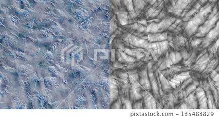 Seamless cave wall surface. Stone background via an alpha channel. 135483829