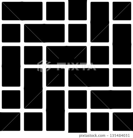 Seamless glass tiles for interior and exterior.  High resolution photo filter. 135484031