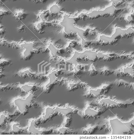 Natural seamless  pattern of iron old rust grunge wall 135484159