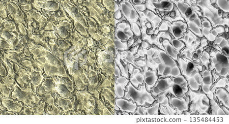 Seamless polished quartz surface. Hi-res texture. Polished marble via an alpha channel. 135484453