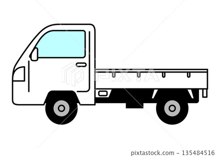 白色輕型卡車（側向） 135484516