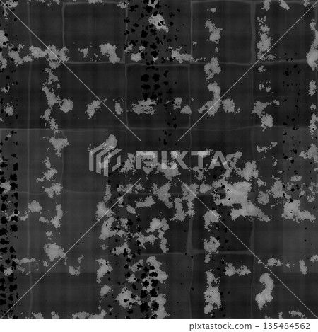 Aerial view of agricultural fields. Seamless pattern. Hi-res texture. 135484562