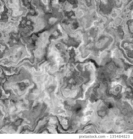 Natural seamless  marble pattern with stains.  Hi-res texture. 135484823