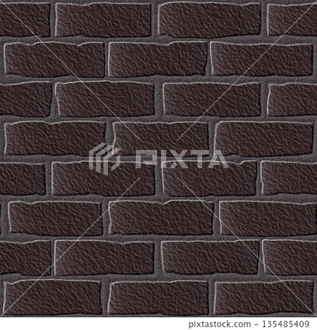 Seamless pattern of clay brick wall. Hi-res texture. Seamless pattern of clay brick wall. Hi-res texture. 135485409